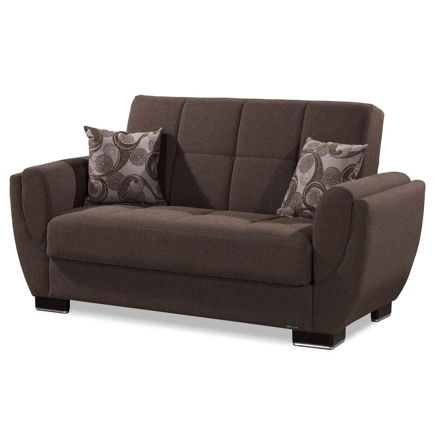Ottomanson Armada Air - Upholstered Convertible Loveseat With Storage - Polyester