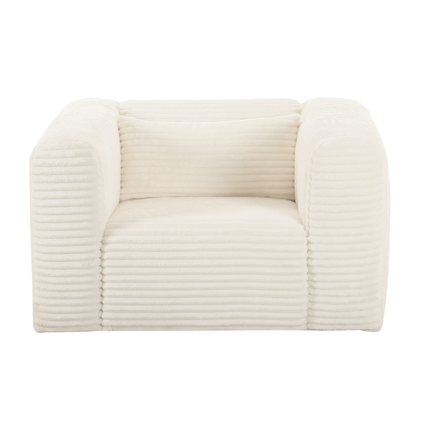Tarra - Fluffy Oversized Corduroy Armchair