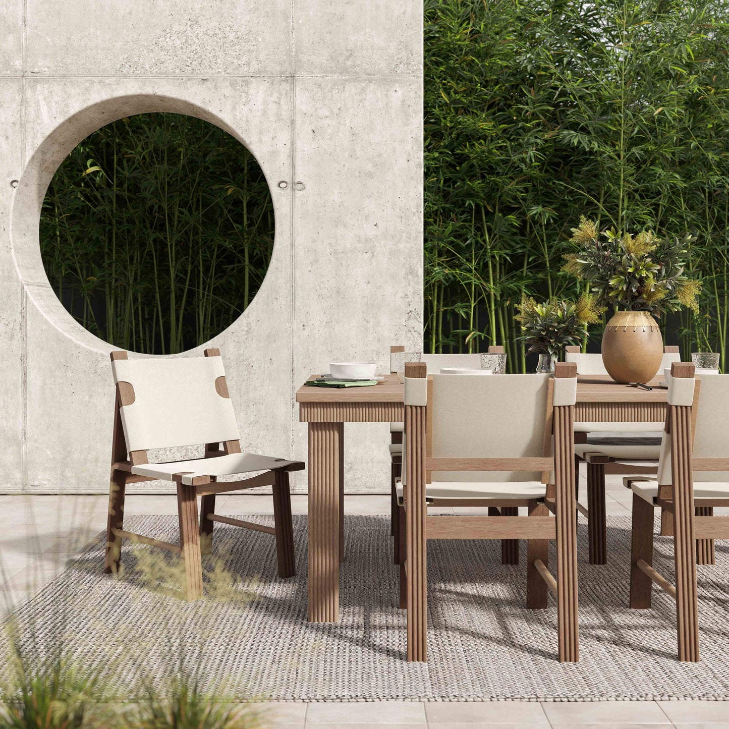 Cassie - Outdoor Rectangular Dining Table