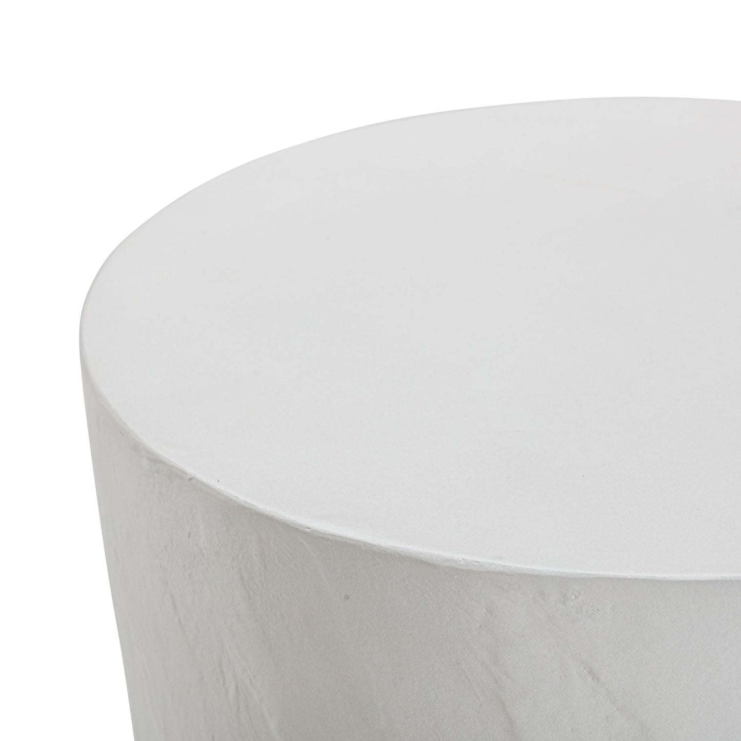Margot - Faux Plaster Indoor / Outdoor Concrete Stool - Light Gray