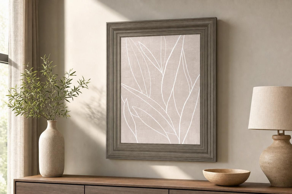 22x26 Mauve Magic II By Grace Popp - Beige