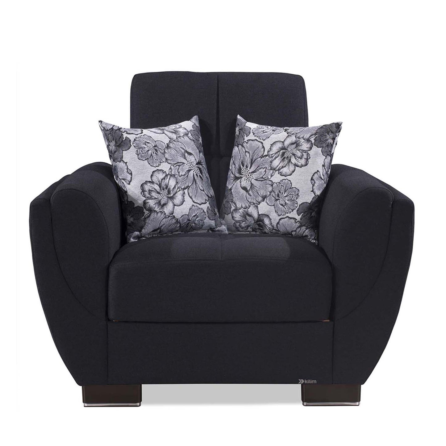 Ottomanson Armada Air - Upholstered Convertible Armchair With Storage - Polyester