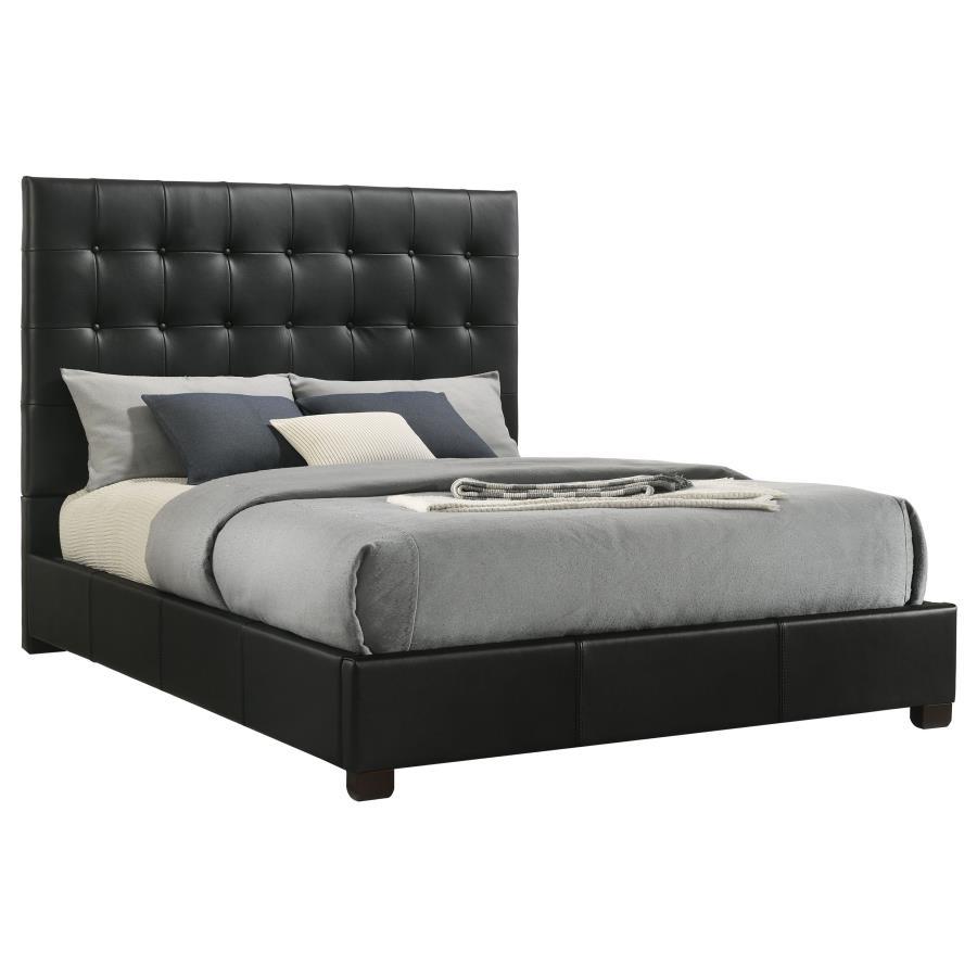 Medley - Genuine Leather Platform Bed