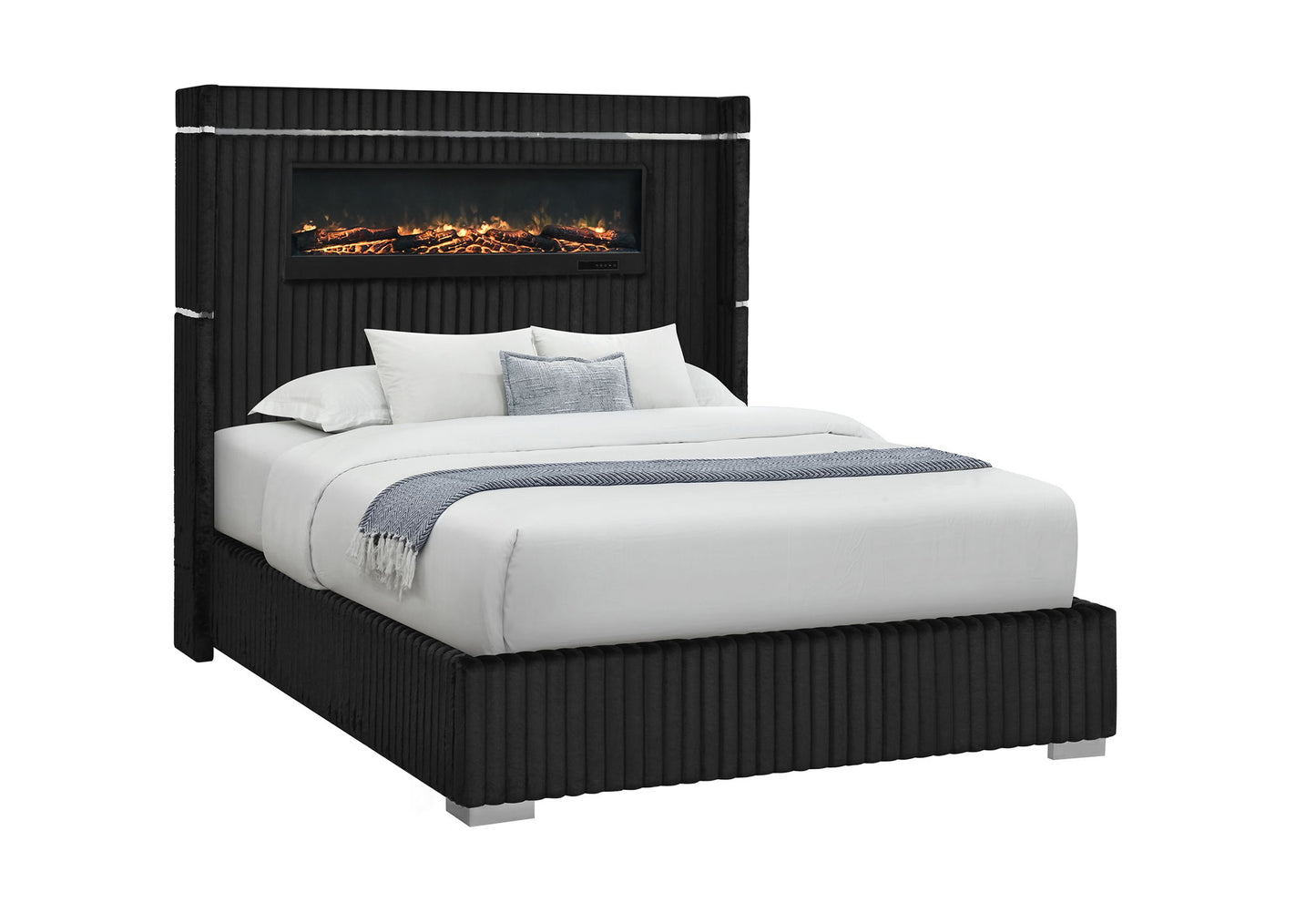 2215 - Queen Bed - Black