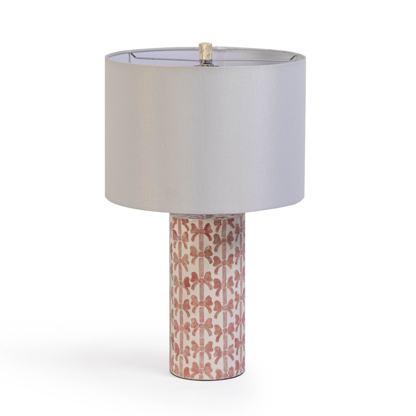 Lassy - Ribbon Capiz Shell Table Lamp - Pink
