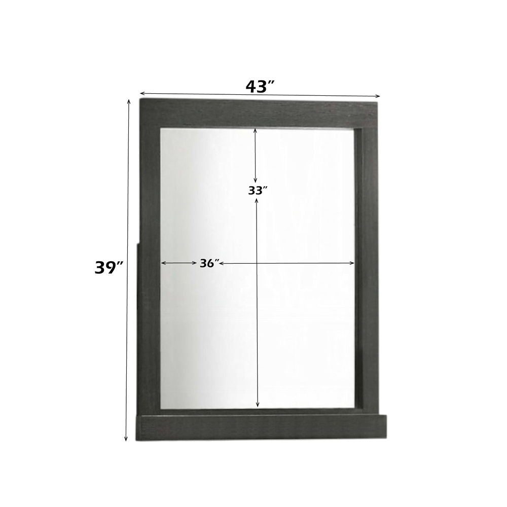 Lantha - Mirror - Gray Oak