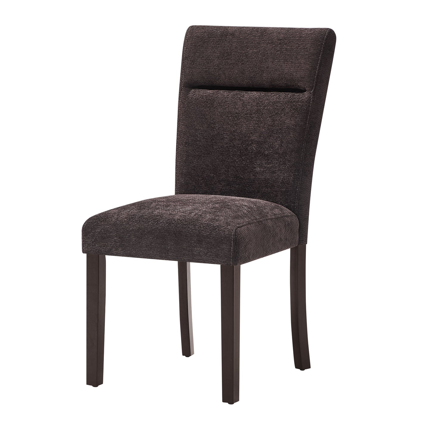 D8212 - 7 Piece Dining Room Set (Dining Table With 6 Dining Chairs) - Dark Brown