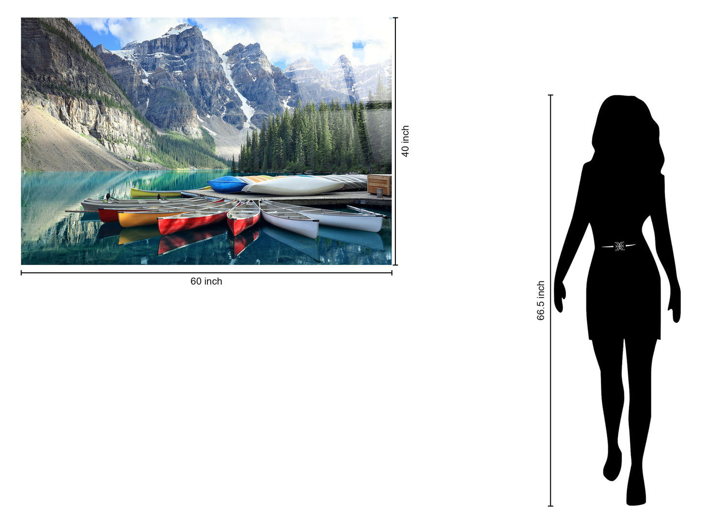 "Tranquil Reflections" Tempered Glass - Blue / Green / Red