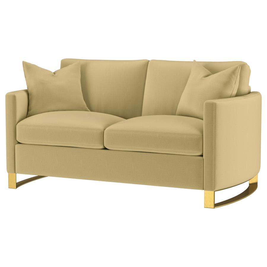 Corliss - Upholstered Arched Arm Loveseat