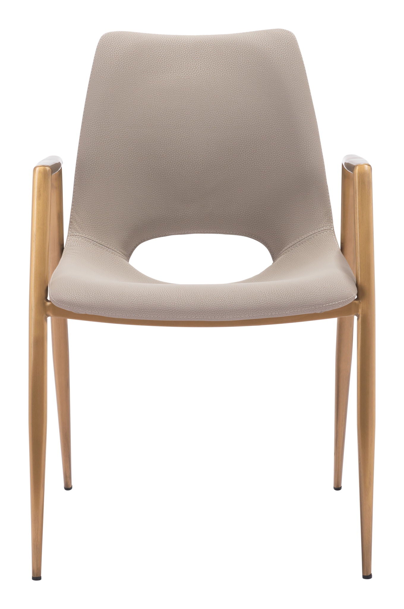 Desi - Dining Chair With Gold Legs (Set of 2)