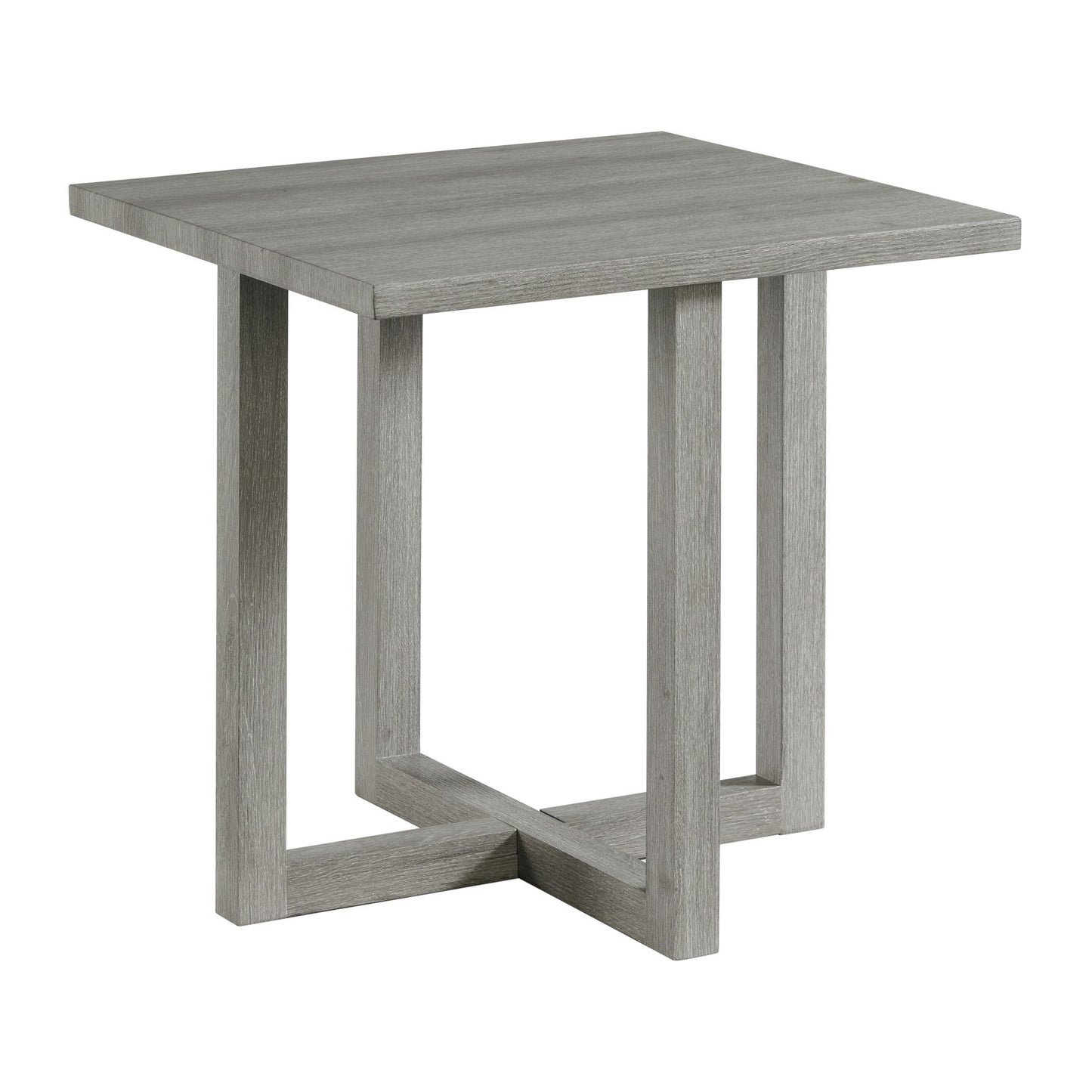 Uster - 2 Piece Occasional Set (Coffee Table And End Table) - Light Gray