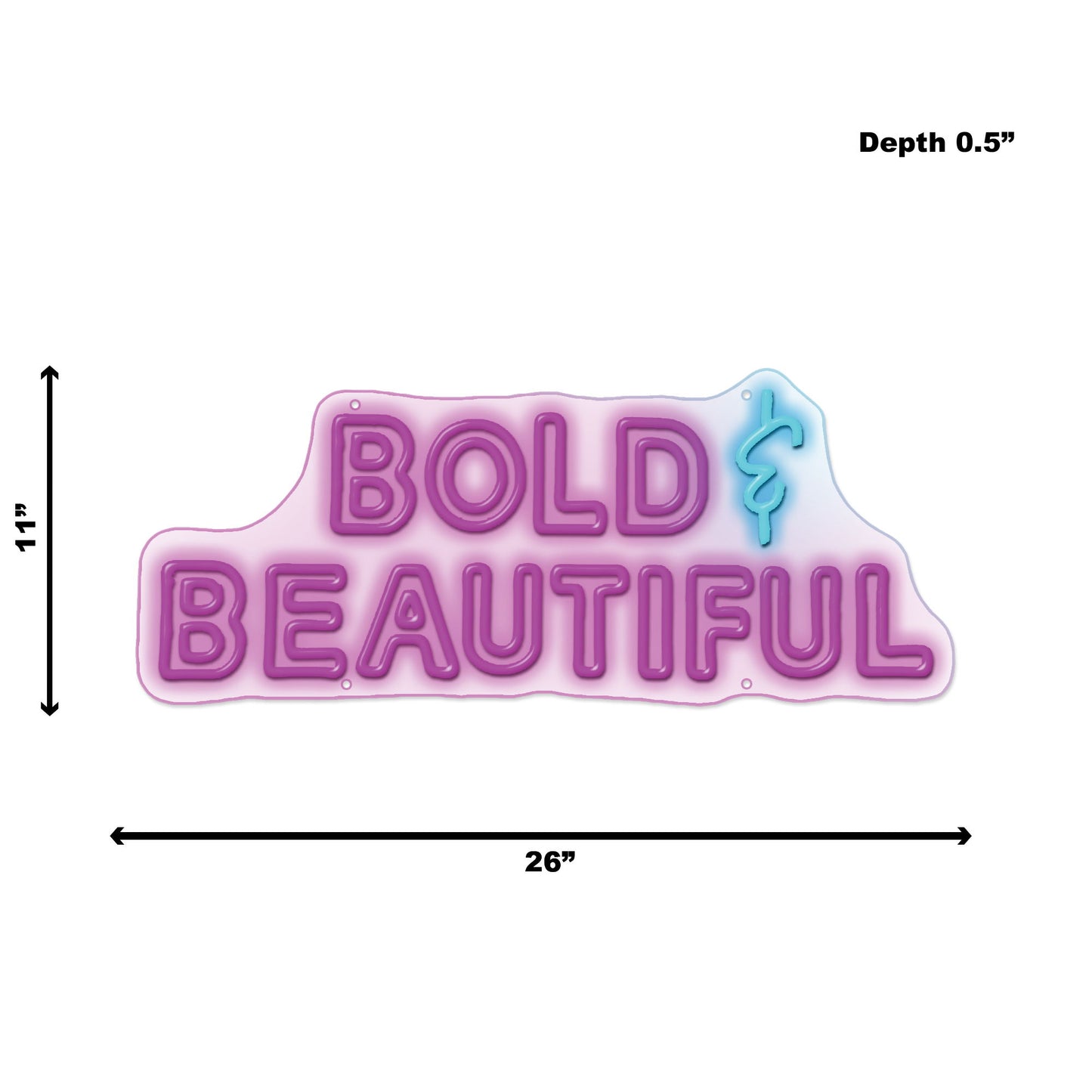 Neon Bold & Beautiful - Purple