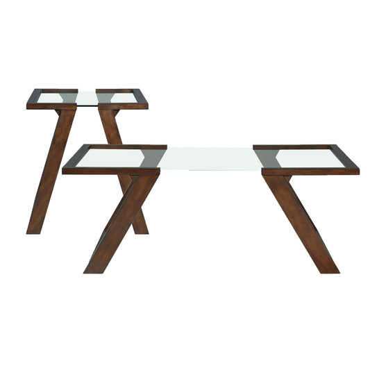 Kieran - 2 Piece Occasional Table Set, Coffee Table & End Table - Dark Espresso