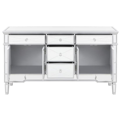 Duchess - 5-Drawer Accent Cabinet - Silver