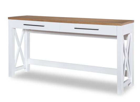 Franklin - Sofa Table Desk - White