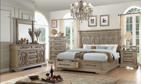 Artesia - Queen Bed - Salvaged Natural