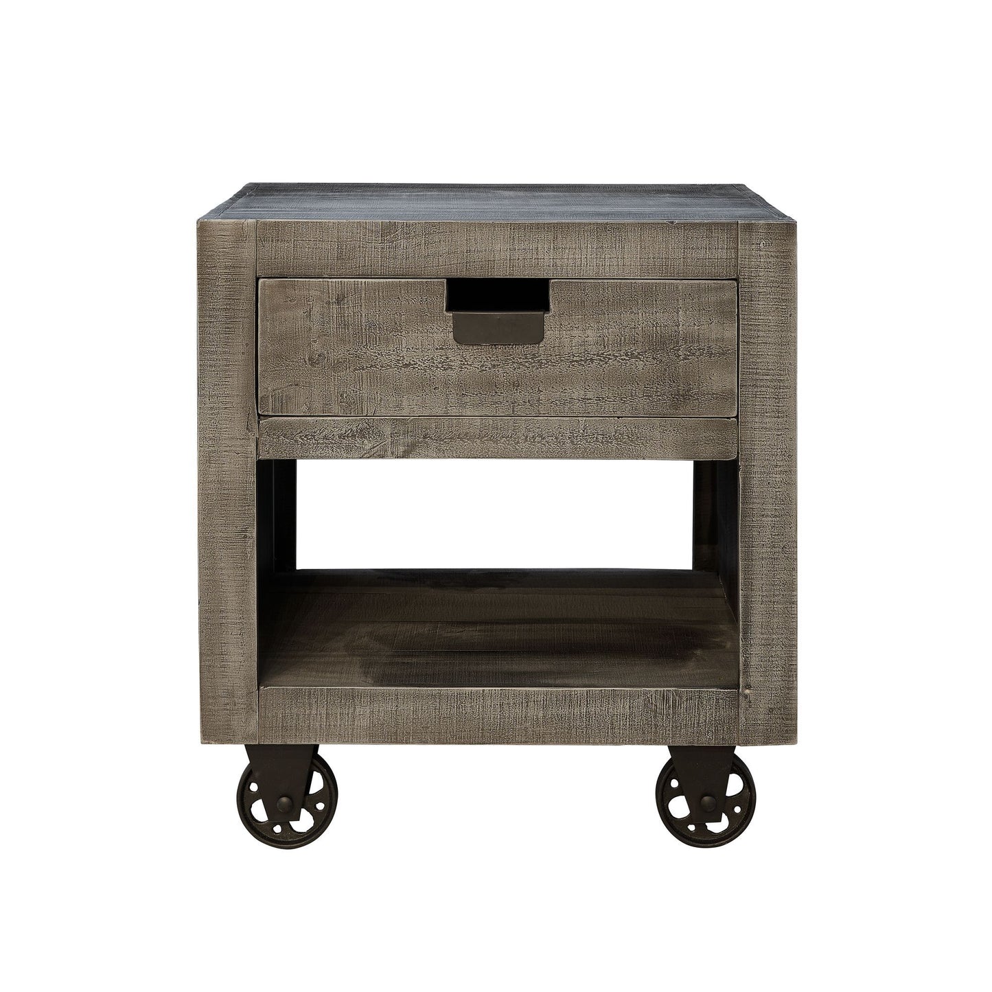 Industrial - One Drawer End Table - Grey