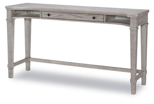 Belhaven - Sofa Table Desk - Pearl Silver