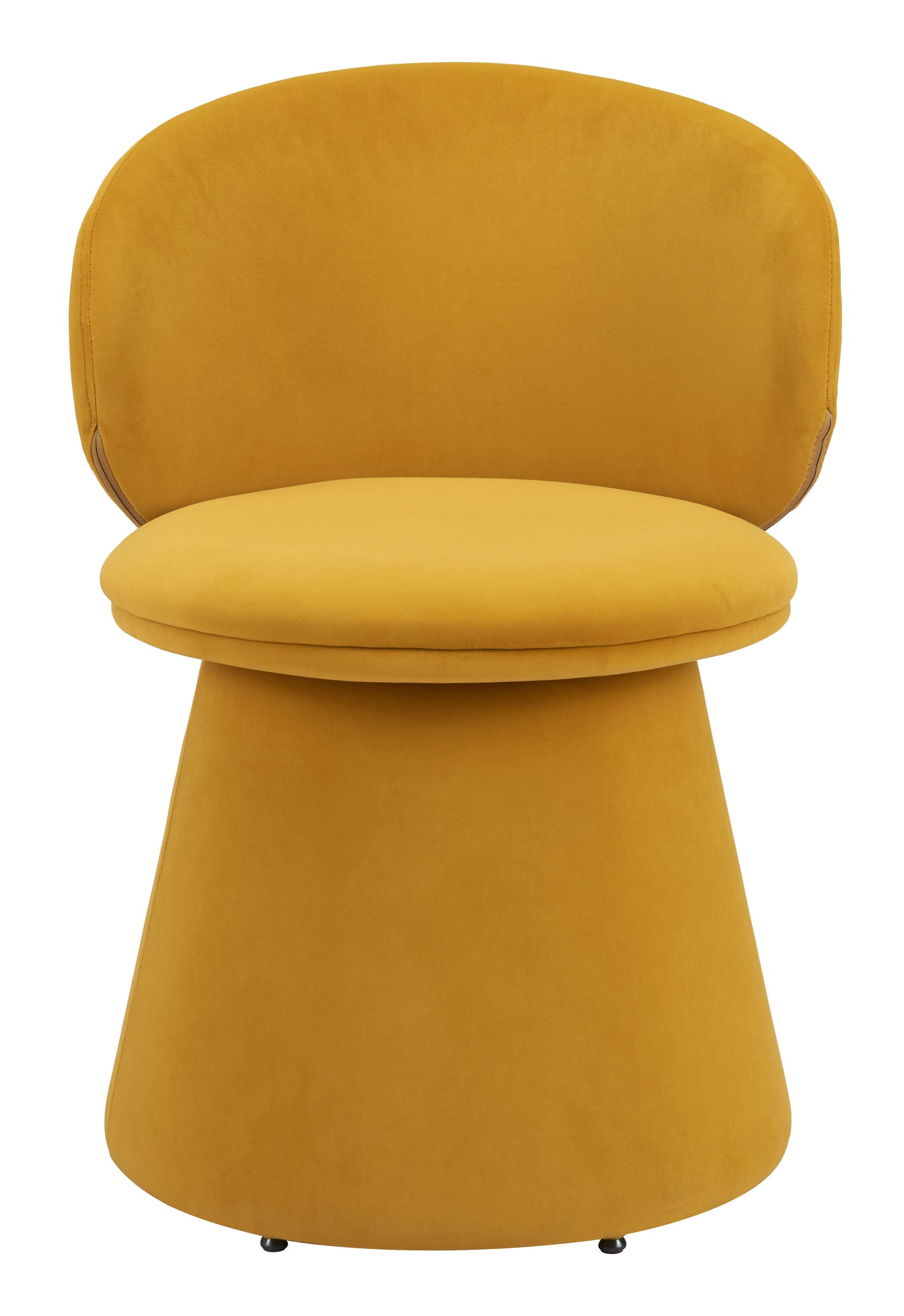 Oblic - Swivel Dining Chair - Orange