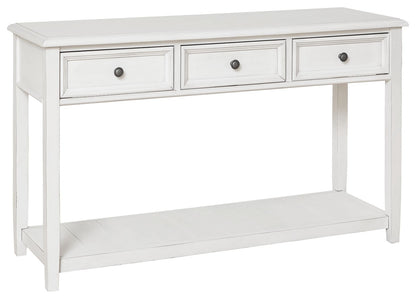 Kanwyn - Whitewash - Sofa Table