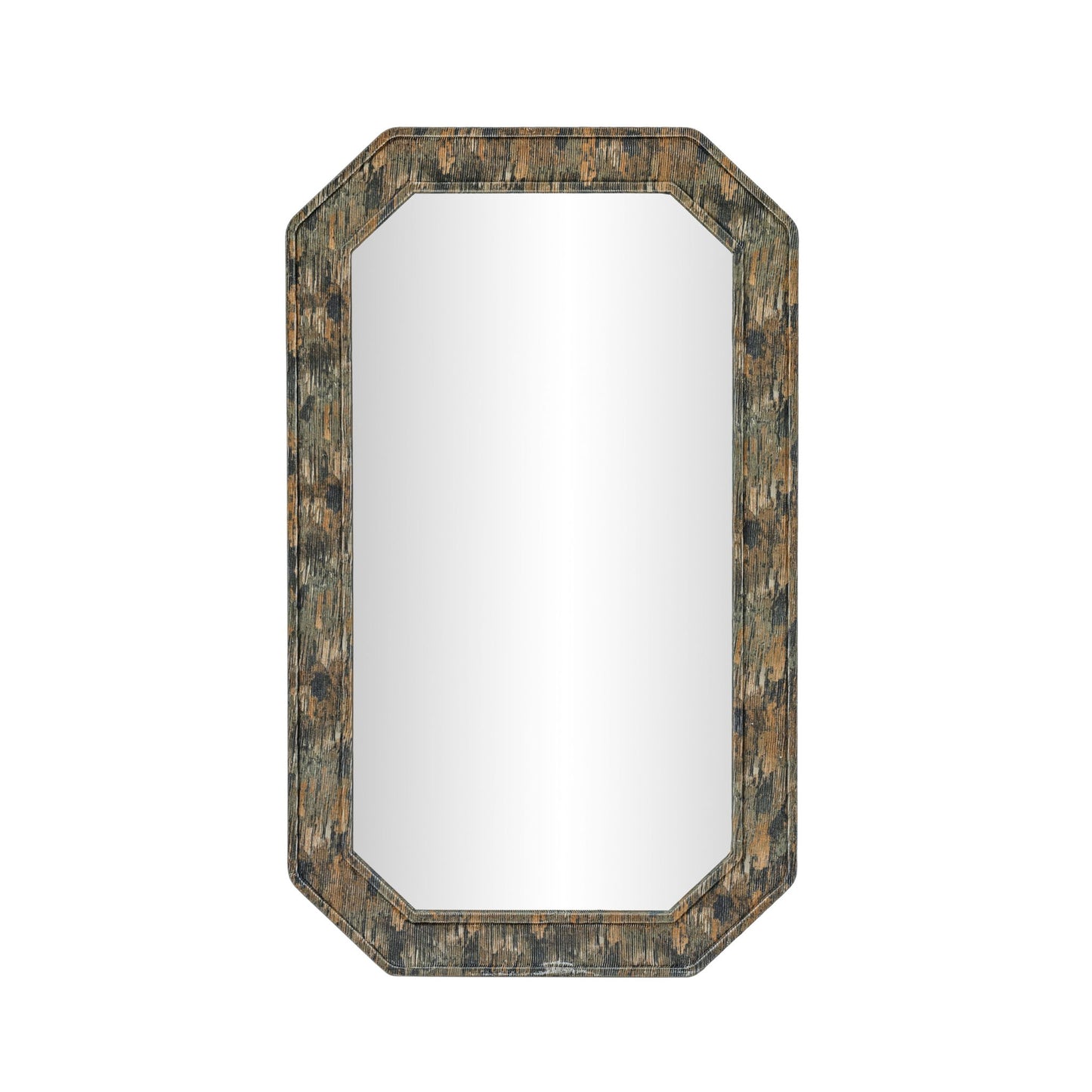 Charlene - 35" x 59" Jewel Wall Mirror - Watercolor Print