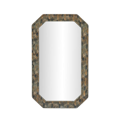 Charlene - 35" x 59" Jewel Wall Mirror - Watercolor Print