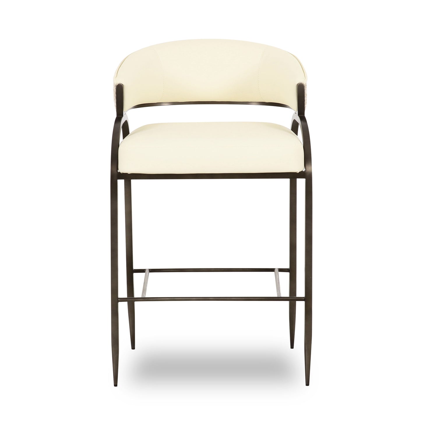 Tatum - Vegan Leather 2-Tone Counter Stool