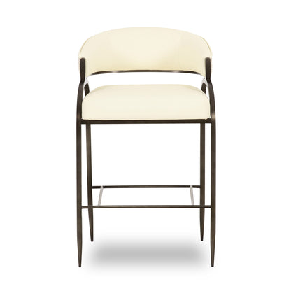 Tatum - Vegan Leather 2-Tone Counter Stool