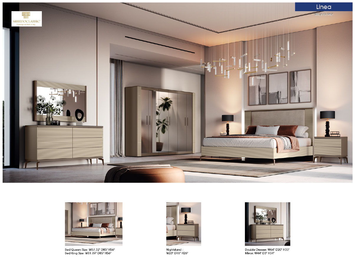 Linea - Double Dresser - Light Beige