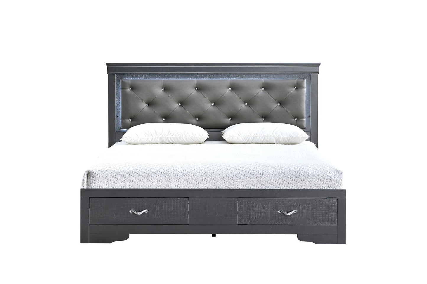 Glory Furniture - Lorana - Storage Bed With LED