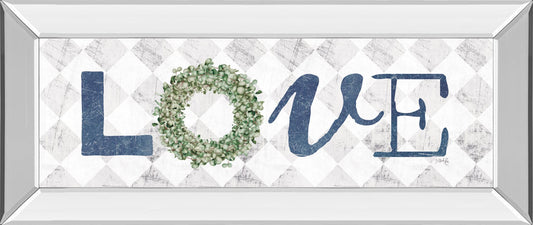 Love With Eucalyptus Wreath I By Marla Rae - Gray