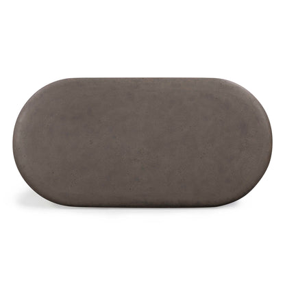 Surraya - Concrete Rounded Coffee Table