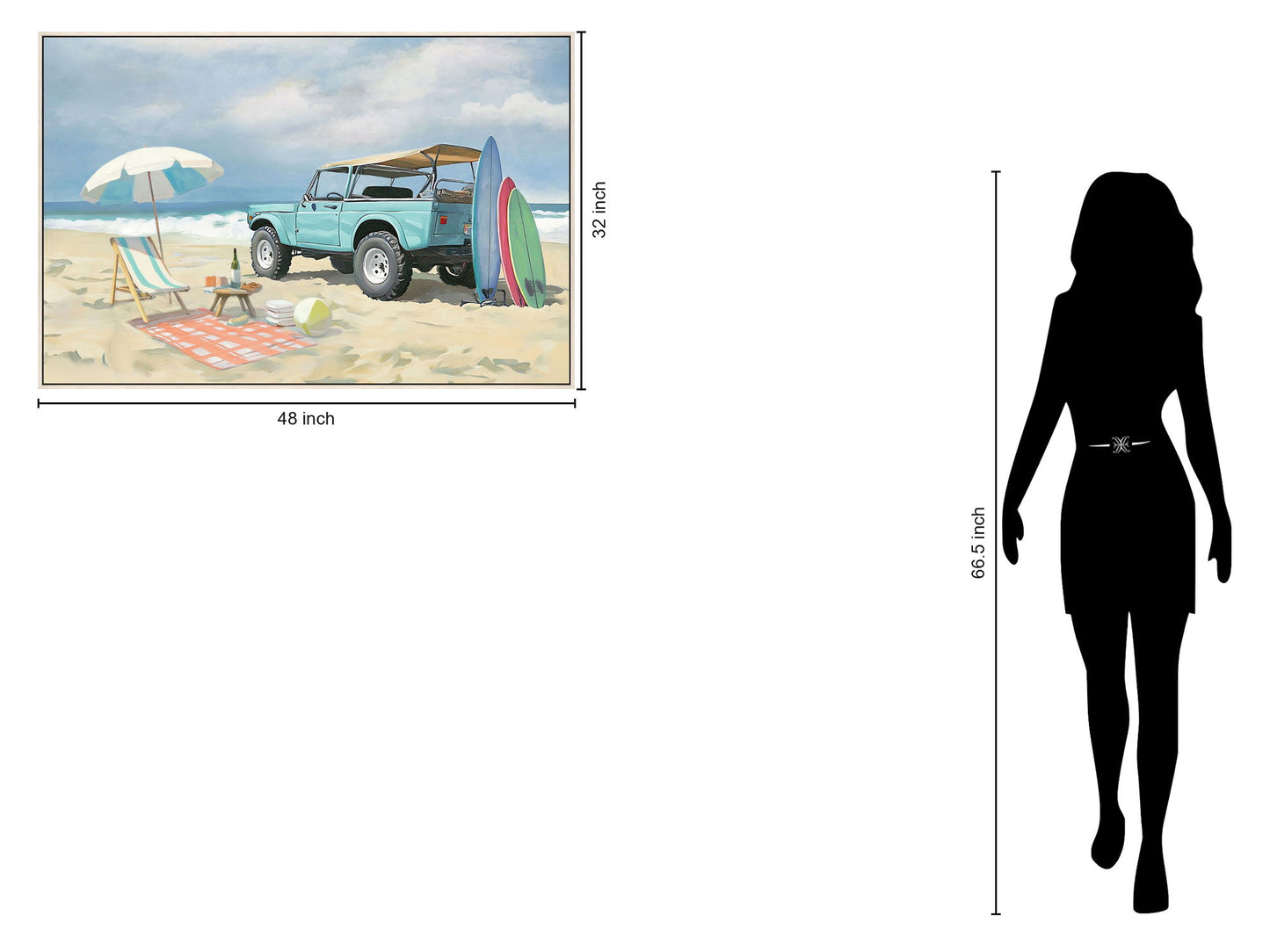 Seaside Retreat - 32" x 48" Framed Wall Art