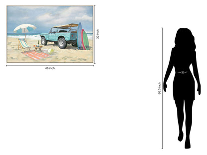 Seaside Retreat - 32" x 48" Framed Wall Art