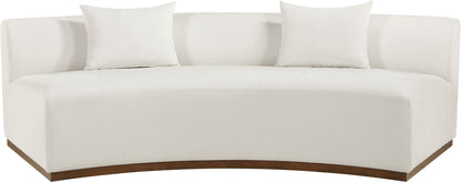 Avanti - 104" Chenille Fabric Upholstered Sofa