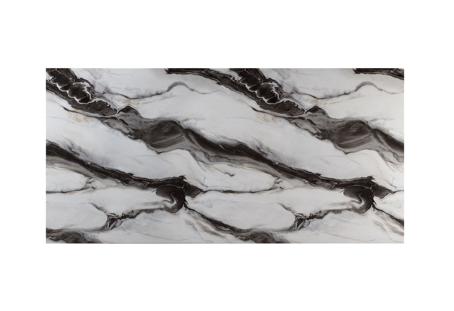 D12 - 7 Piece Dining Room Set (Dining Table And 6 Dining Chairs) - Black / White