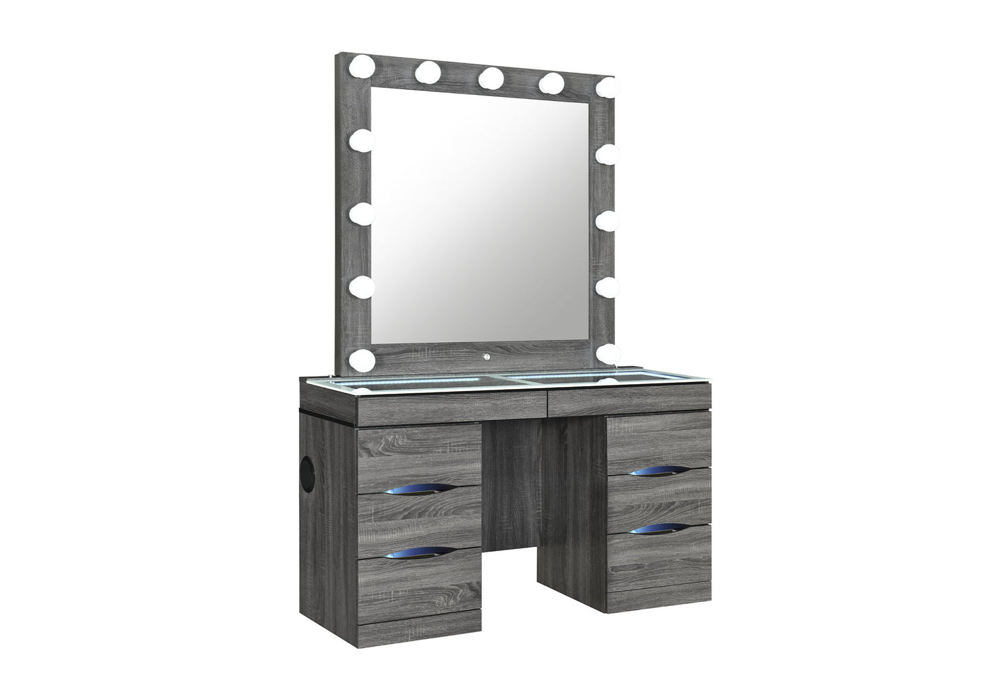 Lexi - Vanity With Speaker - Gray