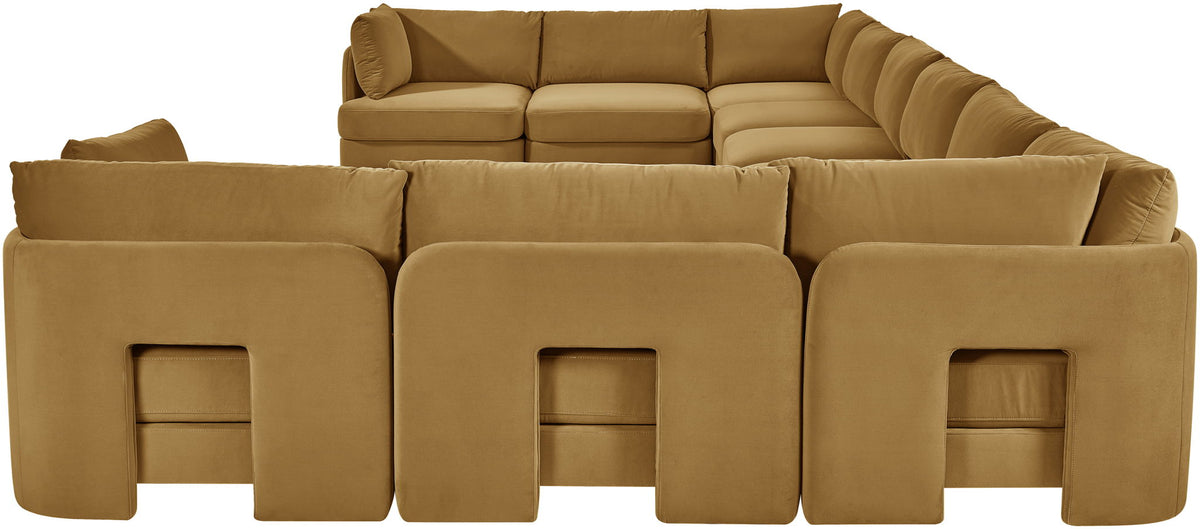 Hammond - Velvet Performance Fabric Upholstered 10 Piece Sectional