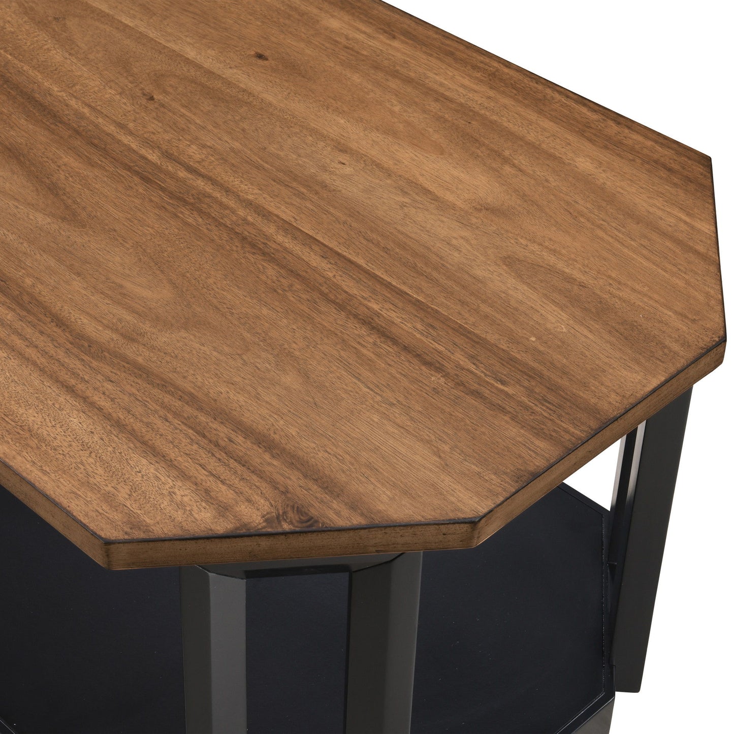 Decker - 3 Piece Occasional Set (1 Coffee & 2 End Tables) - Brown / Black