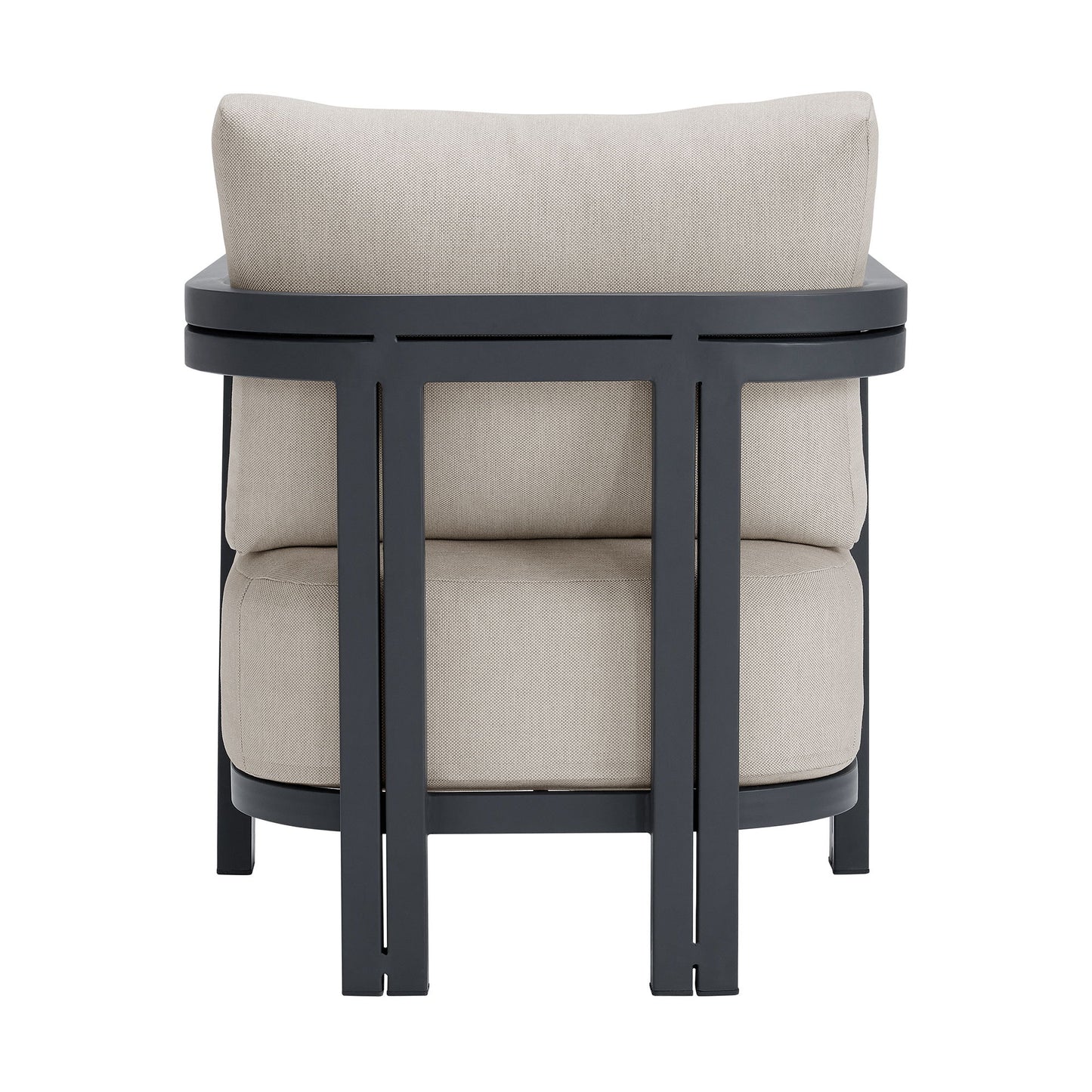 Playa - Chair (Set of 2) - Dark Gray / Beige