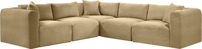 Shaggy - 5 Piece Modular Corner Sectional