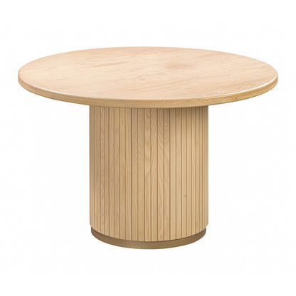 Chelsea - Ash Wood Round Dining Table - Beige