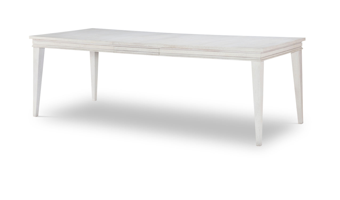 Edgewater Sand Dollar - Leg Table - White