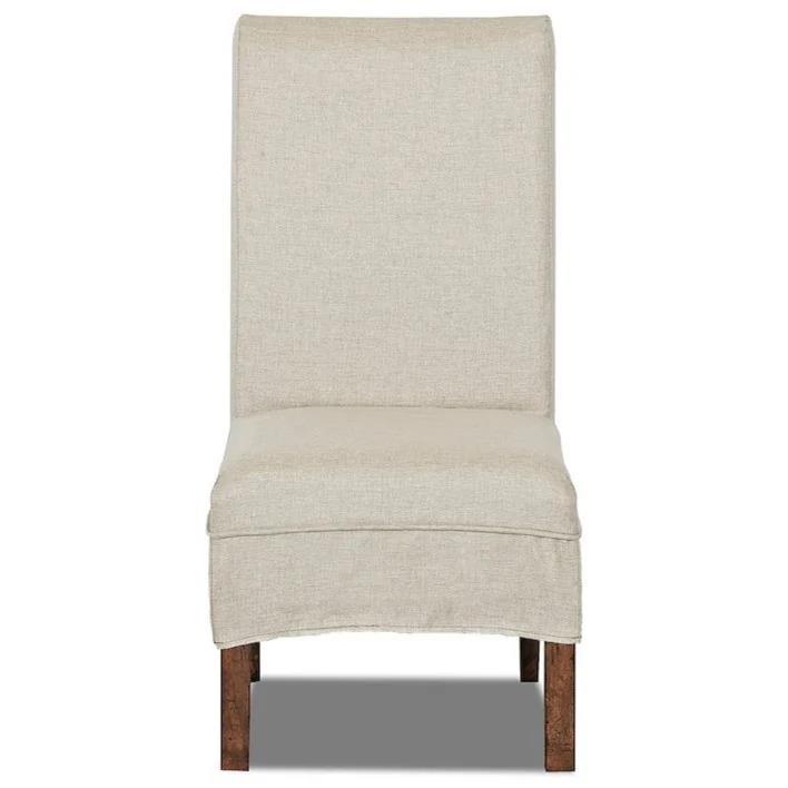 Trisha Yearwood Home - Gwen Upholstered Parson Chair With Slipcover (Set of 2) - Coffee