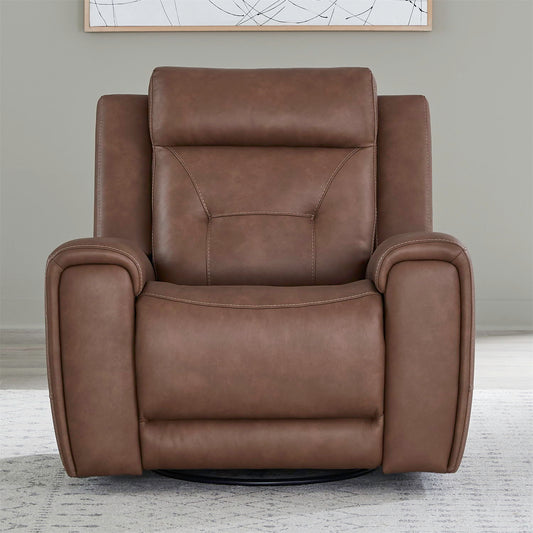 Beckham - Swivel Glider Recliner P2 - Aline Saddle