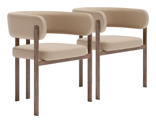 Ruge - Dining Chair (Set of 2) - Beige