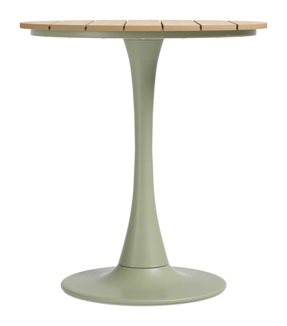 Oswego - Bistro Table - Light Brown / Green