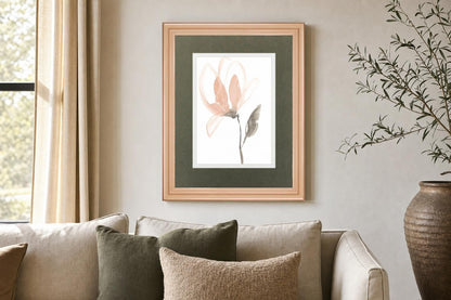 34x40 Blush Petals I By Jennifer Goldberger - Beige