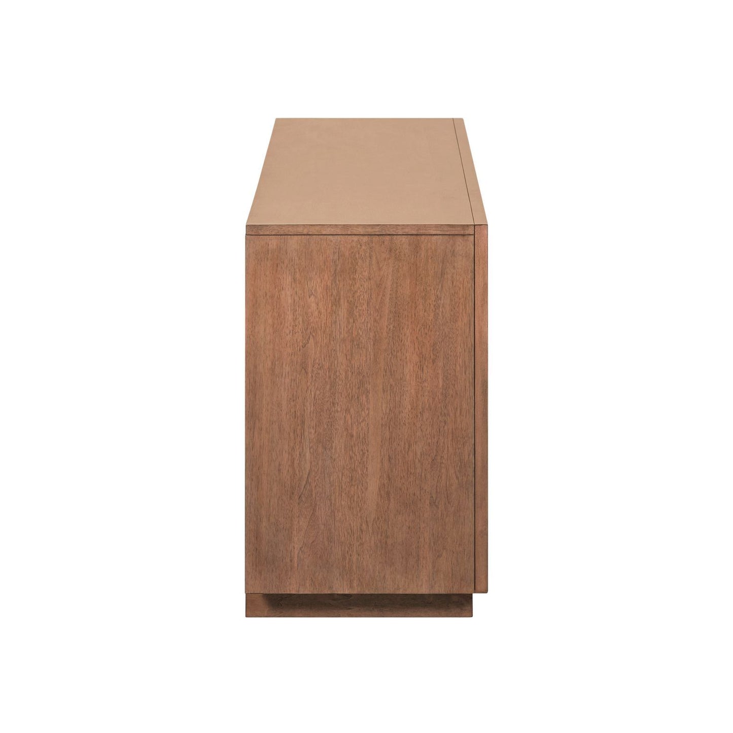 Fireplace TV Consoles - 214 84'' Console With Fire FTS Multiplees - Light Brown