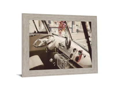 Retro Roadway Charm - 28" x 34" Framed Wall Art